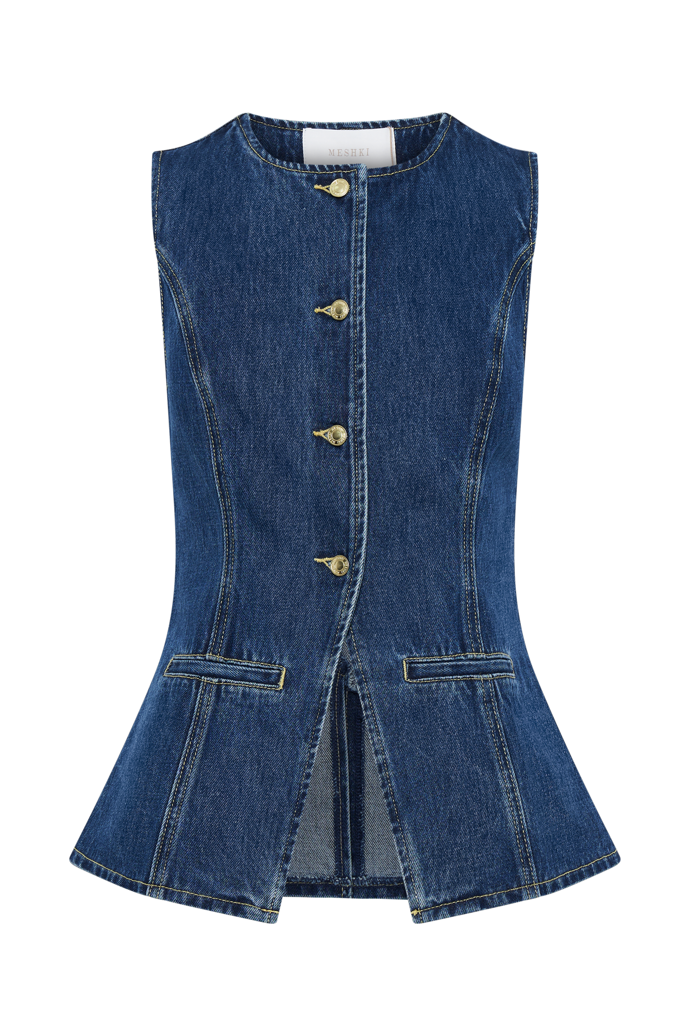Mira™ | Trendigt denimset med knappar