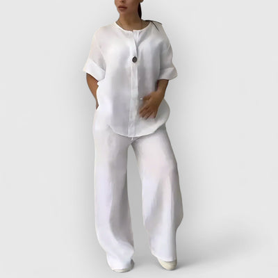 Mira™ | Margherita – Tvådelat linneset i avslappnad, elegant stil